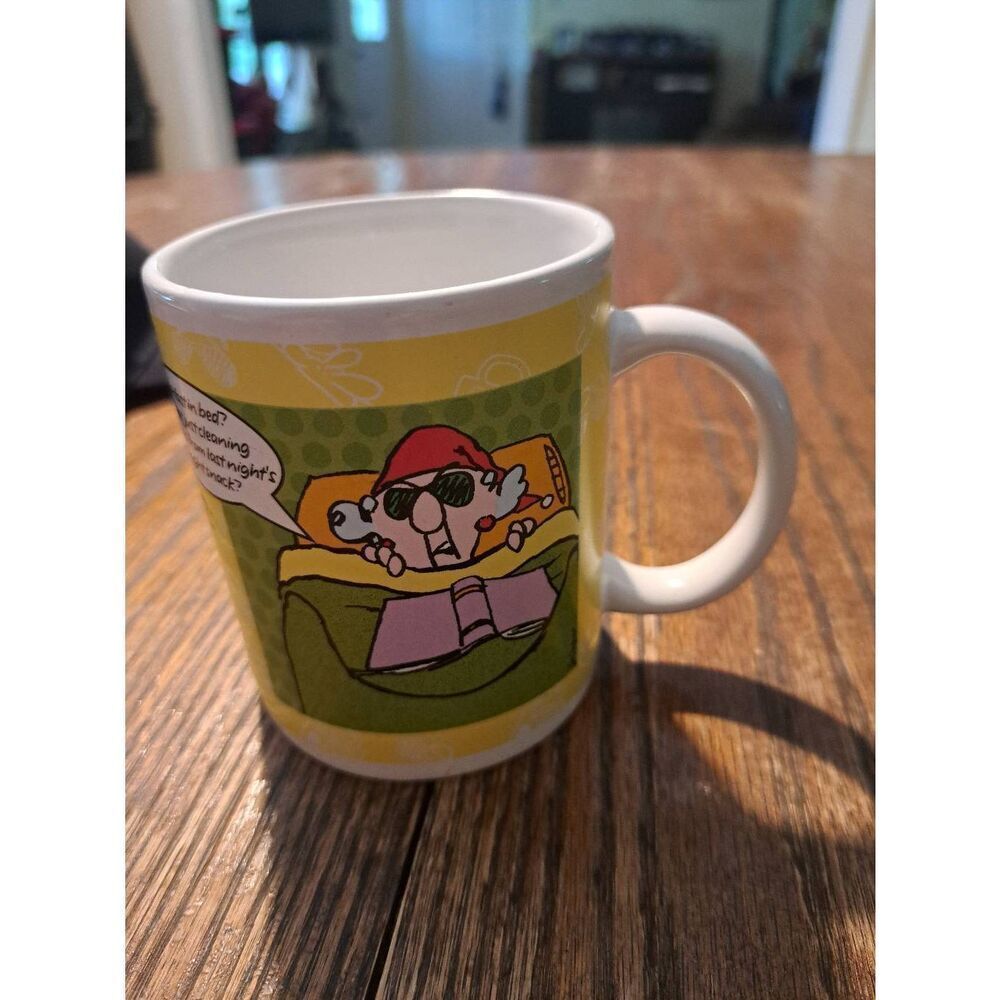 Hallmark Maxine Coffee Mug I'm Not Grouchy Breakfast in Bed Humor Cup 1814P1